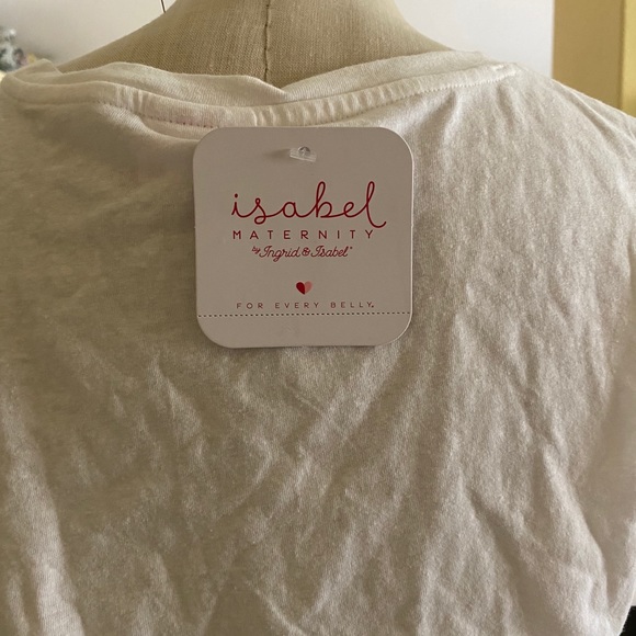 Stylish Maternity White Top Gies With Everything - Picture 5 of 8